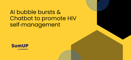 AI bubble bursts & Chatbot to promote HIV self‐management