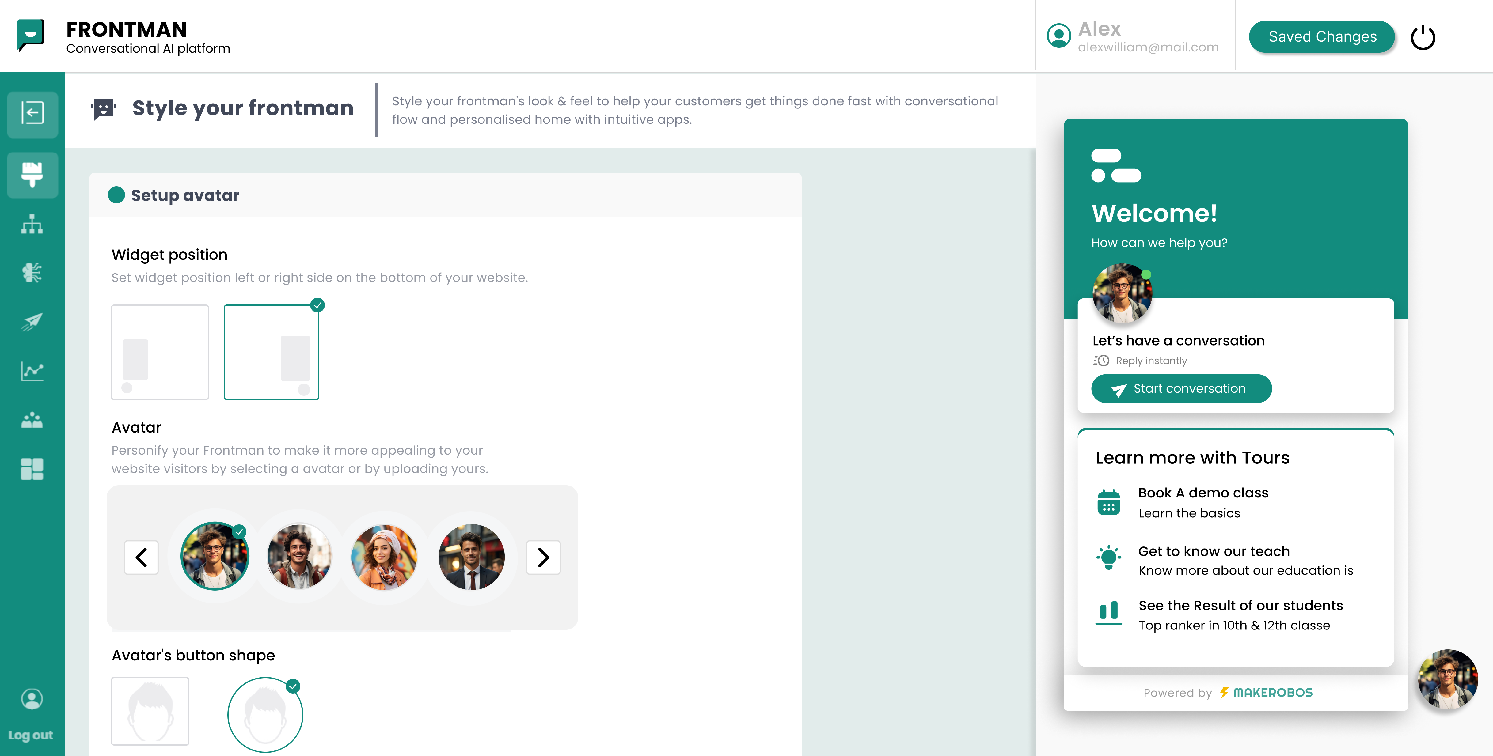 Style Builder | Makerobos.com 💬 – Makerobos™